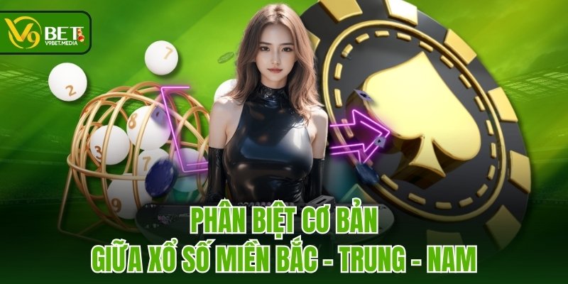 Phân biệt cơ bản giữa Xổ Số Miền Bắc - Trung - Nam