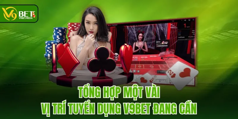 Tổng hợp một vài vị trí tuyển dụng V9BET đang cần